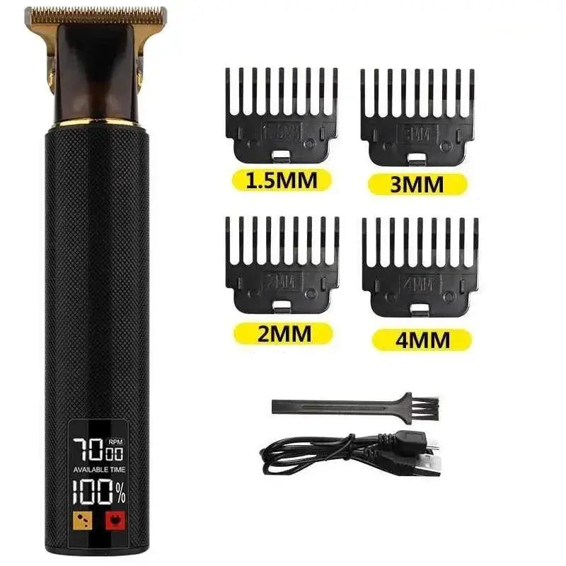 Precision Electric Hair Clipper With LCD Display Tool