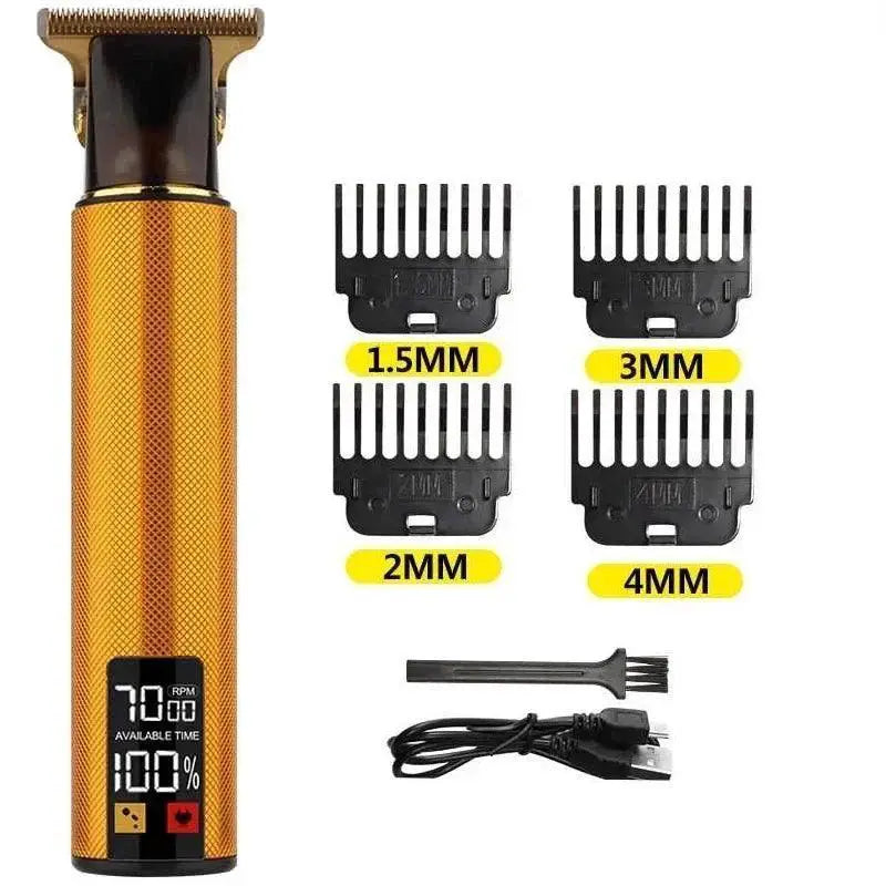 Precision Electric Hair Clipper With LCD Display Tool