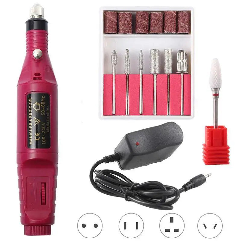 Precision Electric Nail Drill Set For Salon Quality Nails