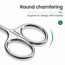 Precision Eyebrow Scissors Professional Manicure Trimmer