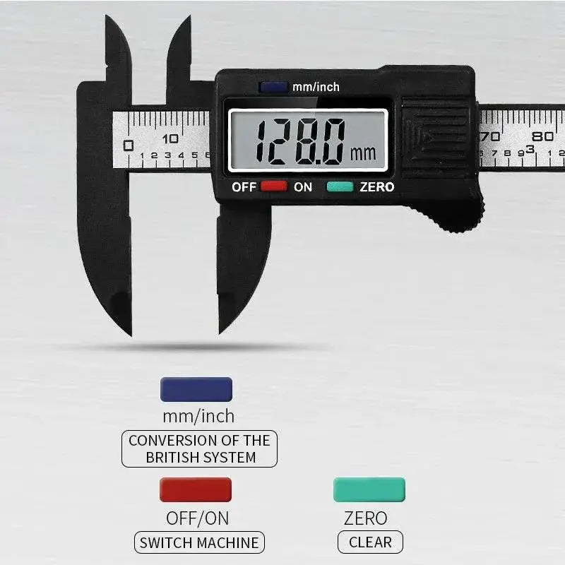 Precision Eyebrow Tattoo Vernier Caliper With LCD Display