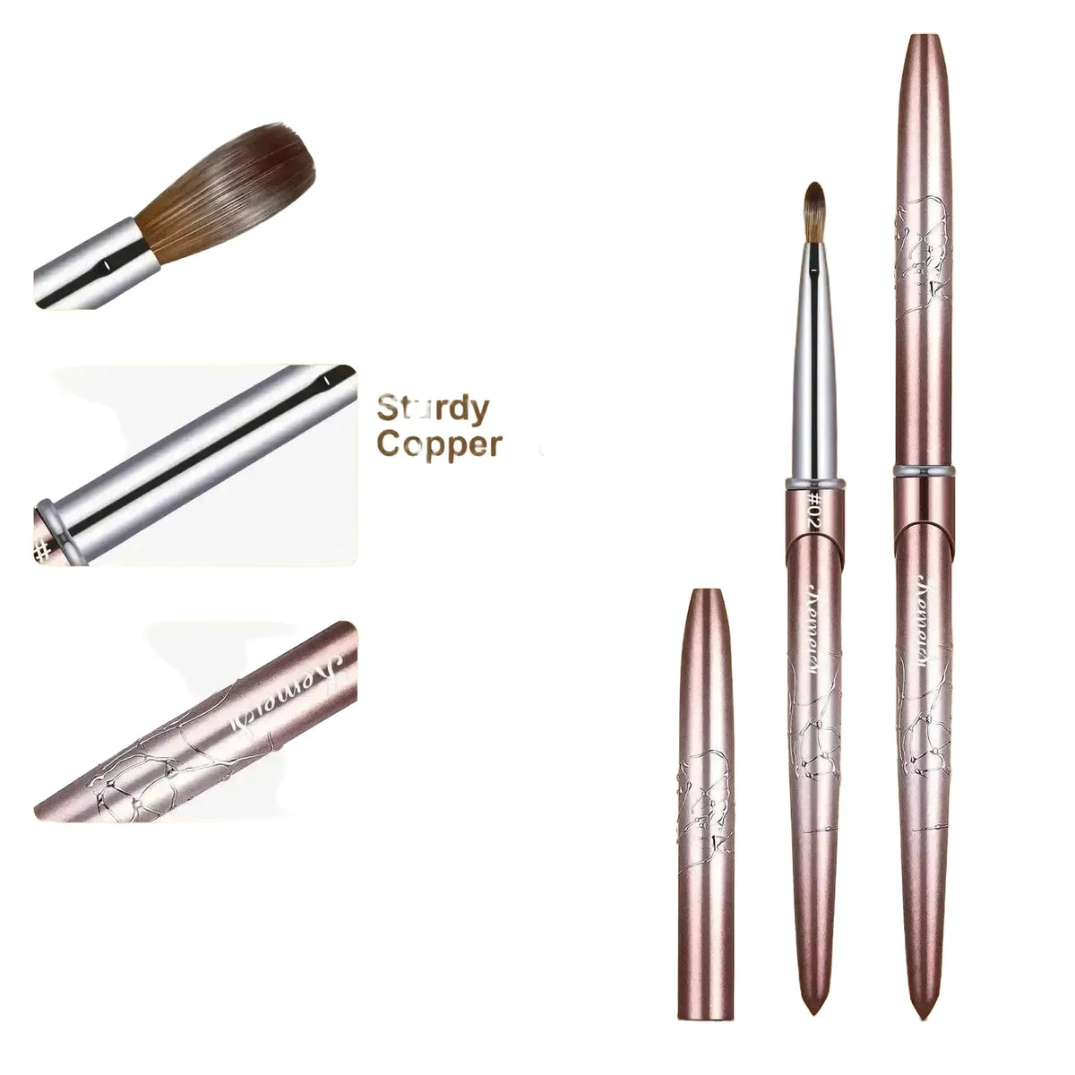 Nail Brush for Pro Nail Art Precision — S007-02