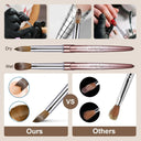 Precision Kolinsky Hair Nail Brush for Professional Control