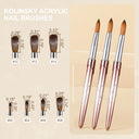 Precision Kolinsky Hair Nail Brush for Professional Control