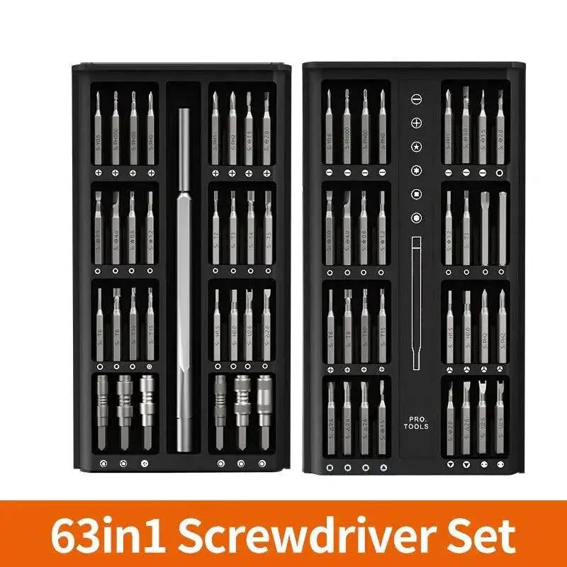 Precision Magnetic Electronics Screwdriver Set 63 in 1