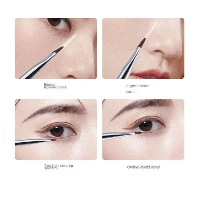 Precision Makeup Brush Set Elevate Eye Makeup Angled Brushes