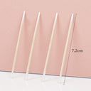 Precision Micro Wood Makeup Brushes & Cotton Swabs Set