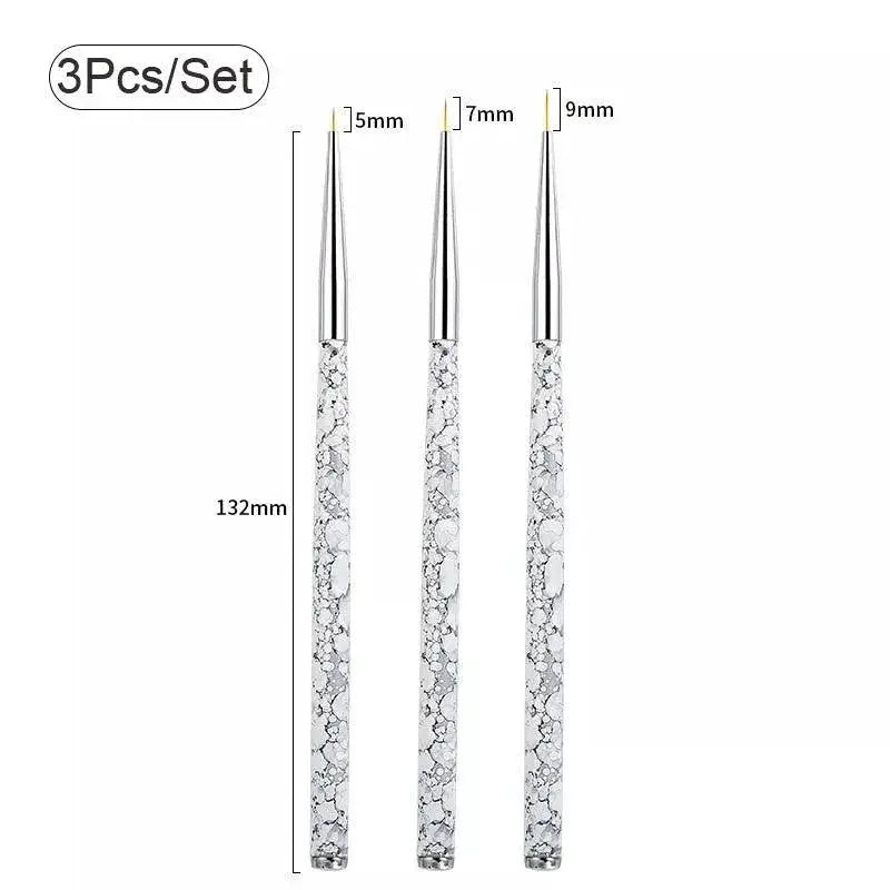 Precision Nail Art Brushes For Professional Manicure Designs
