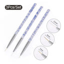 Fine Line Nail Art Brushes For Manicures