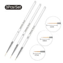Fine Line Nail Art Brushes For Manicures