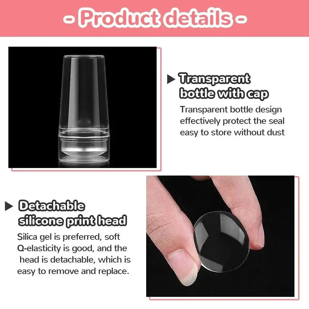 Precision Nail Art Stamper for Flawless Designs at Home