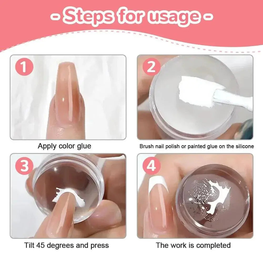 Precision Nail Art Stamper for Flawless Designs at Home