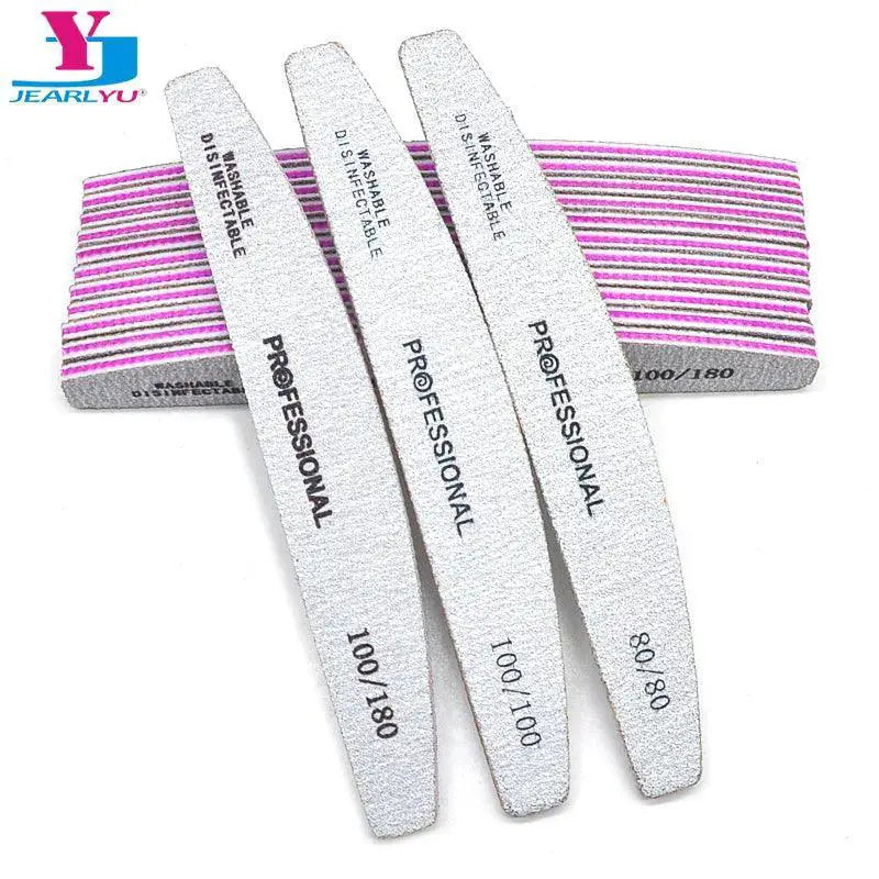 Precision Nail Files Kit Professional Dual Grit Tools Set