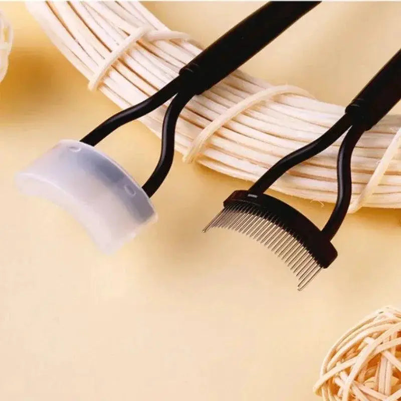 Precision Stainless Steel Eyelash Curler and Separator Tool