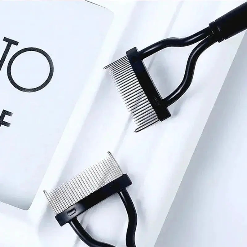Precision Stainless Steel Eyelash Curler and Separator Tool