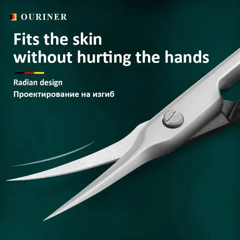 Precision Stainless Steel Manicure Set For Ultimate Grooming