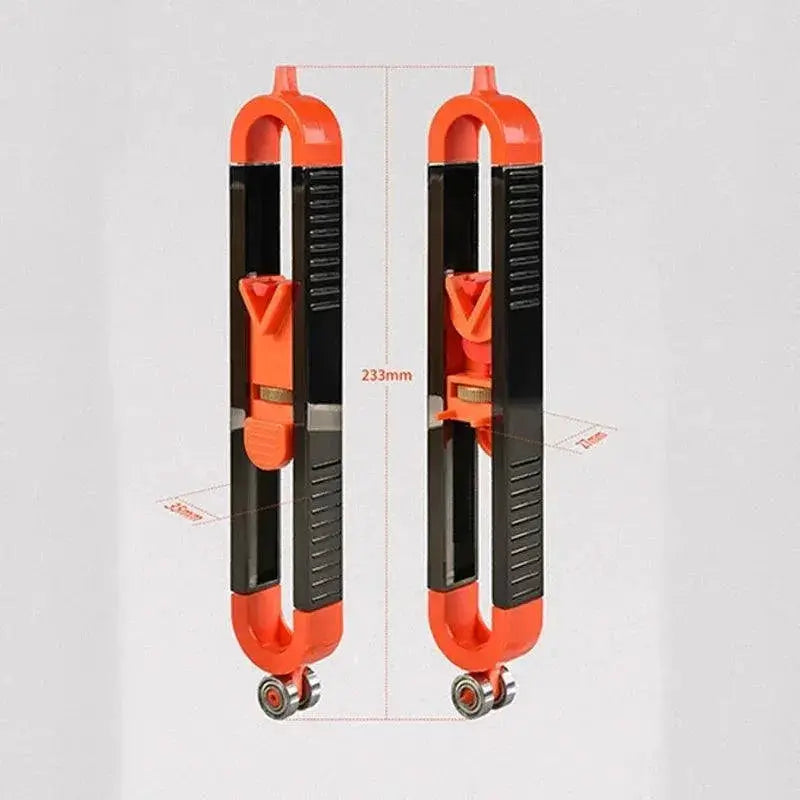Precision Woodworking Scribing Contour Ruler with Lock