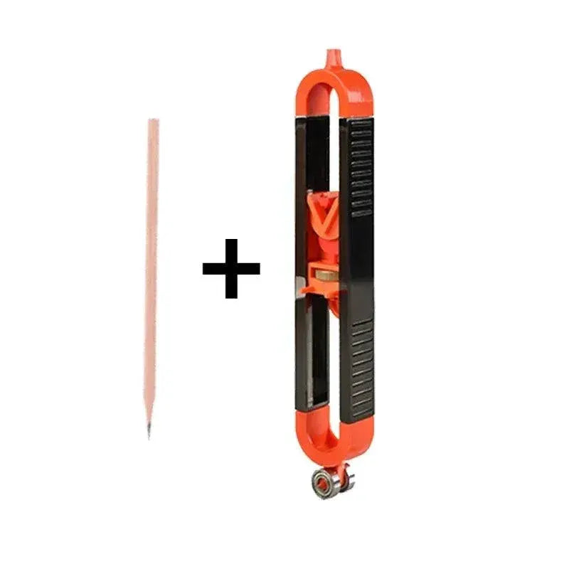 Precision Woodworking Scribing Contour Ruler with Lock