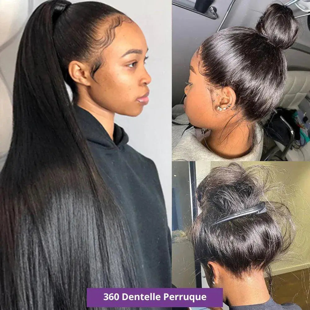 Premium 360 HD Full Lace Frontal Brazilian Remy Hair Wig
