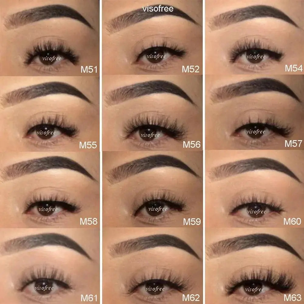 Premium 3D Mink Lashes Captivating Eyes Luxury Set