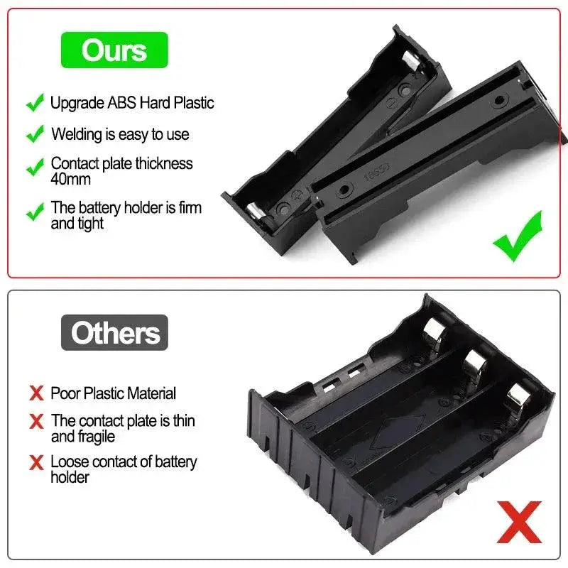 Premium ABS 18650 Battery Box For DIY Power Bank Case