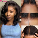 Premium Body Wave Bob Wig With Lace Closure Natural Look