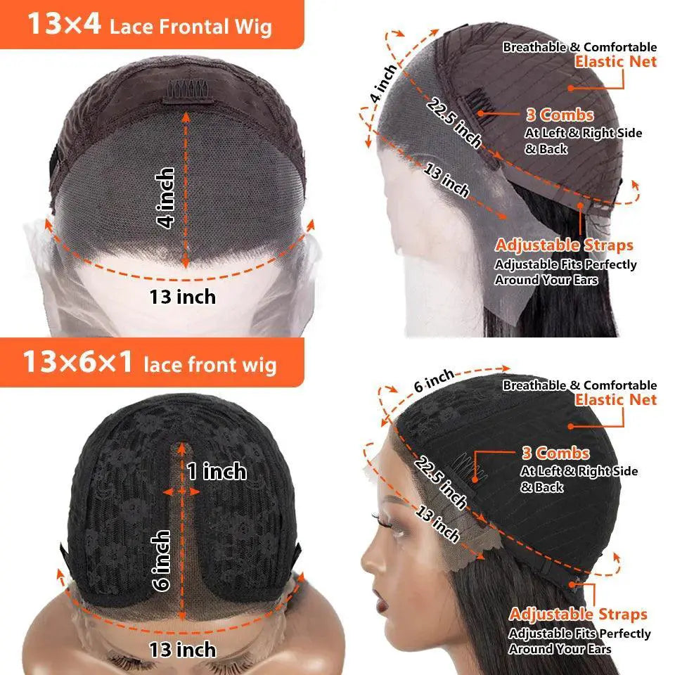 Remy Brazilian Body Wave Lace Front Wig Effortless Elegance