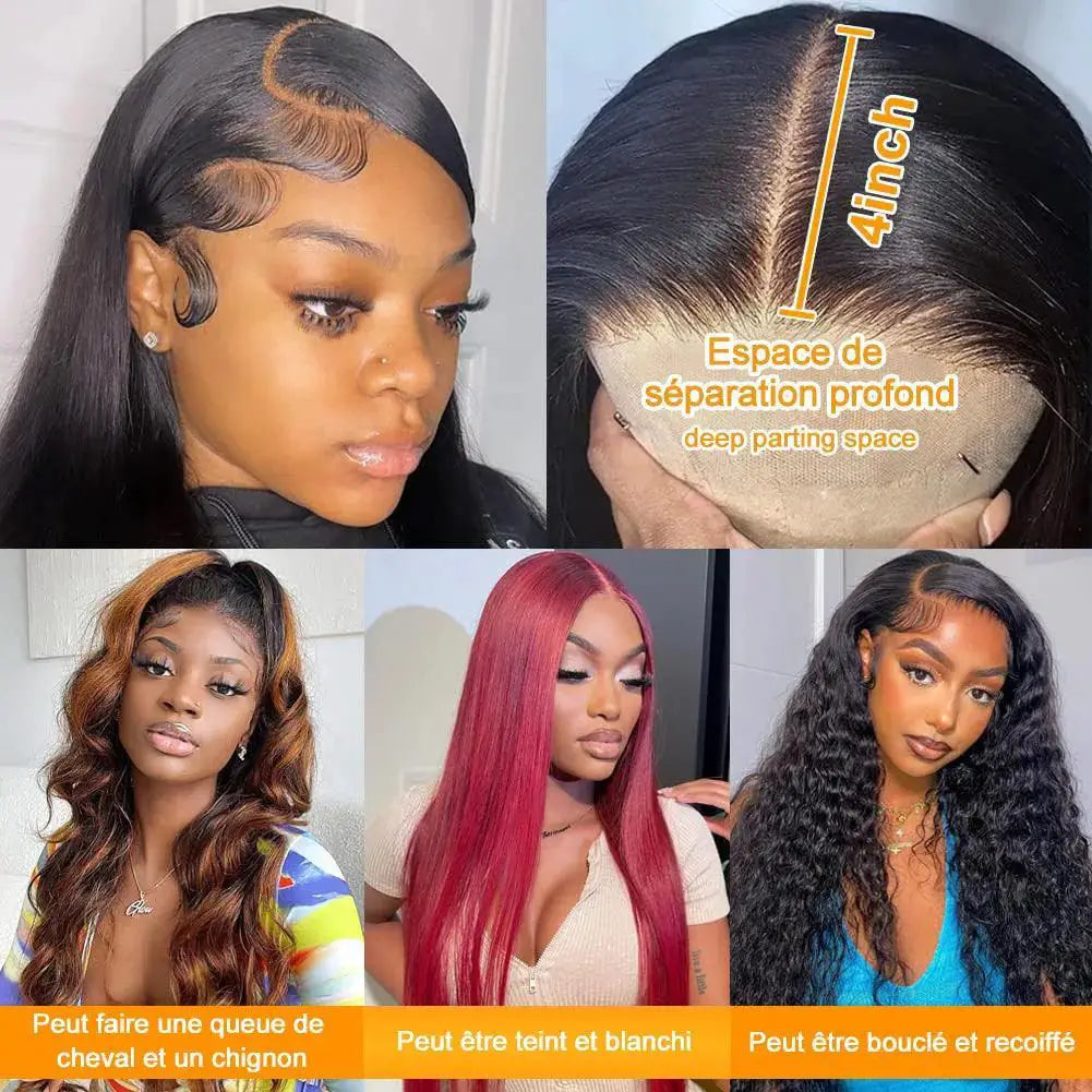 Premium Body Wave Lace Front Wig Natural Look Styling