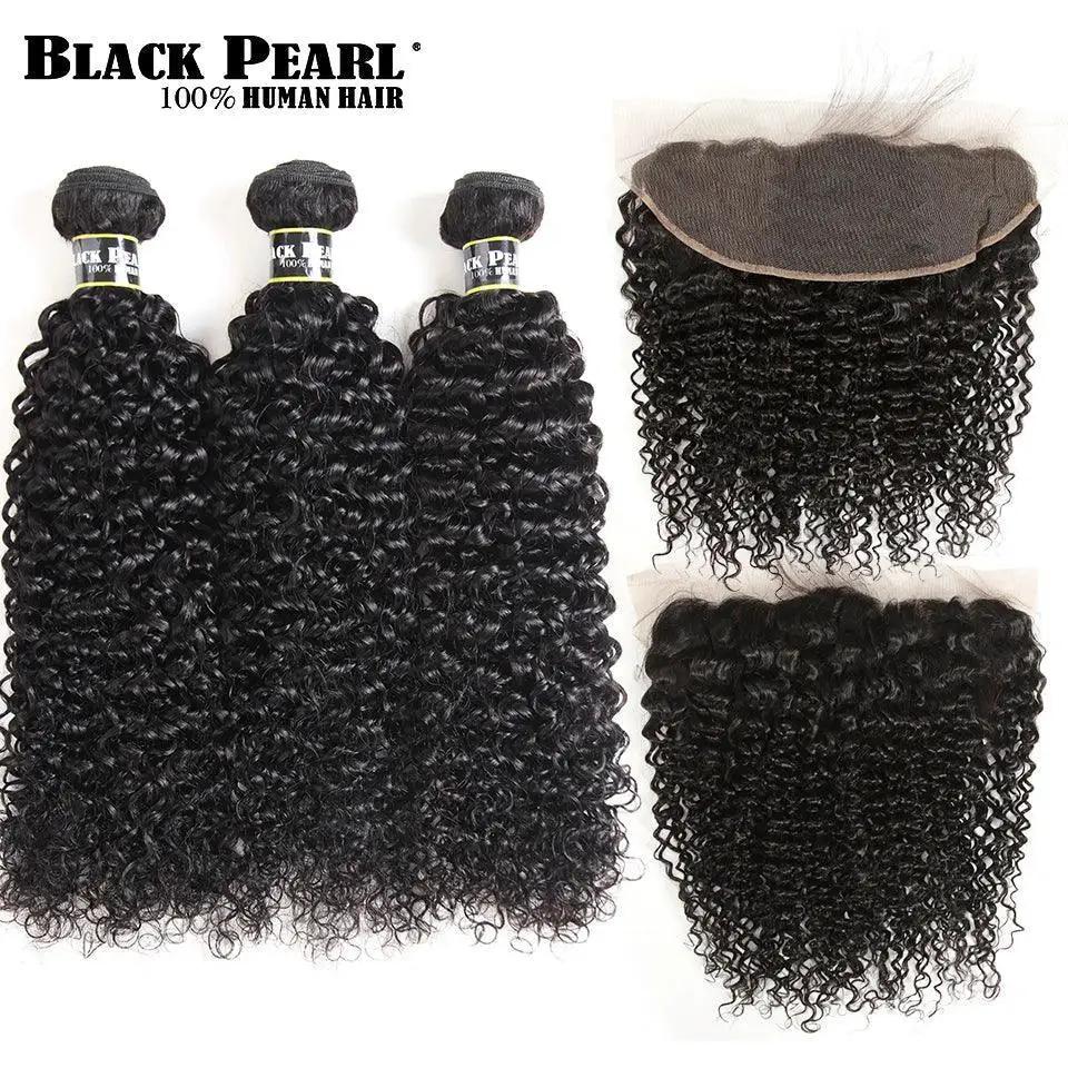 Premium Brazilian Deep Wave Hair Bundle With HD Lace Closure
