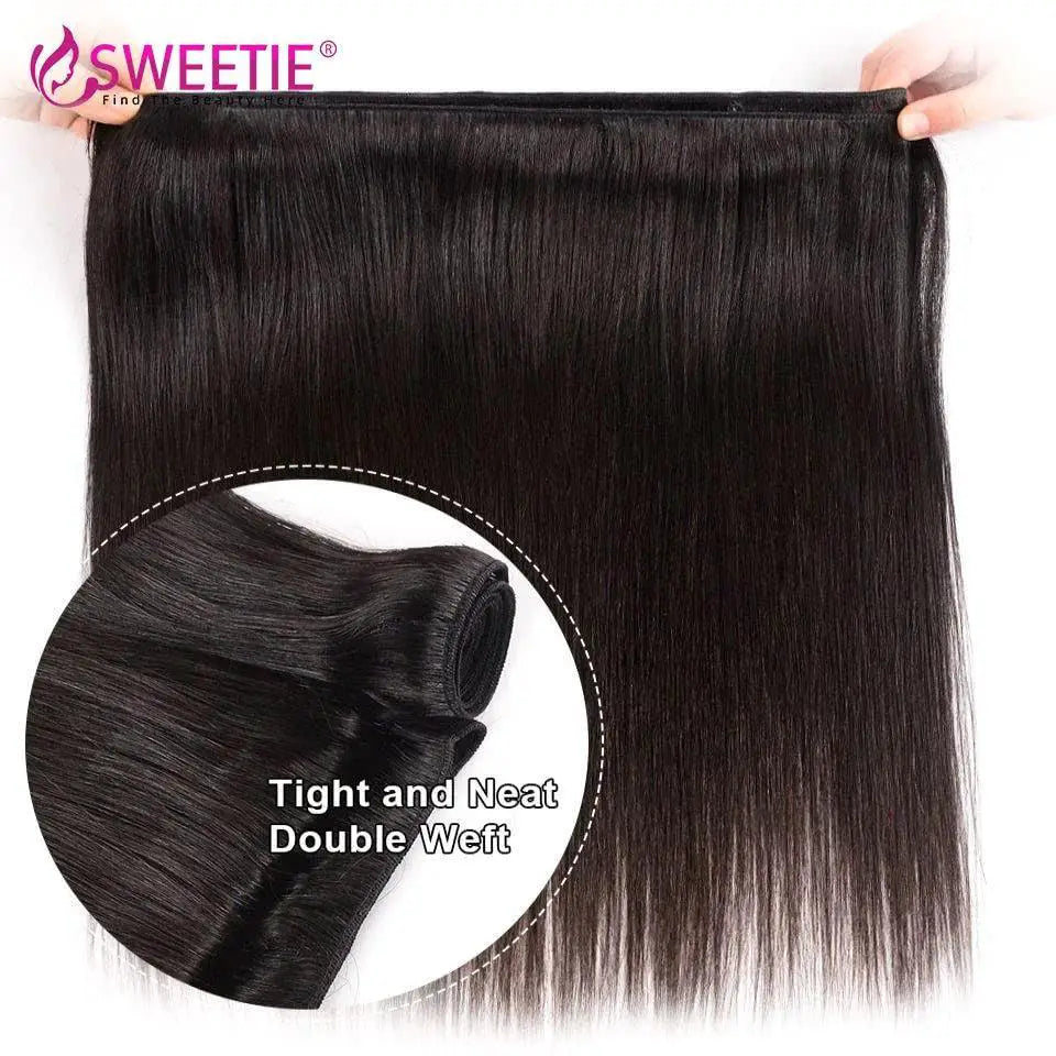 Premium Brazilian Remy Hair Bundle With Frontal Extensions