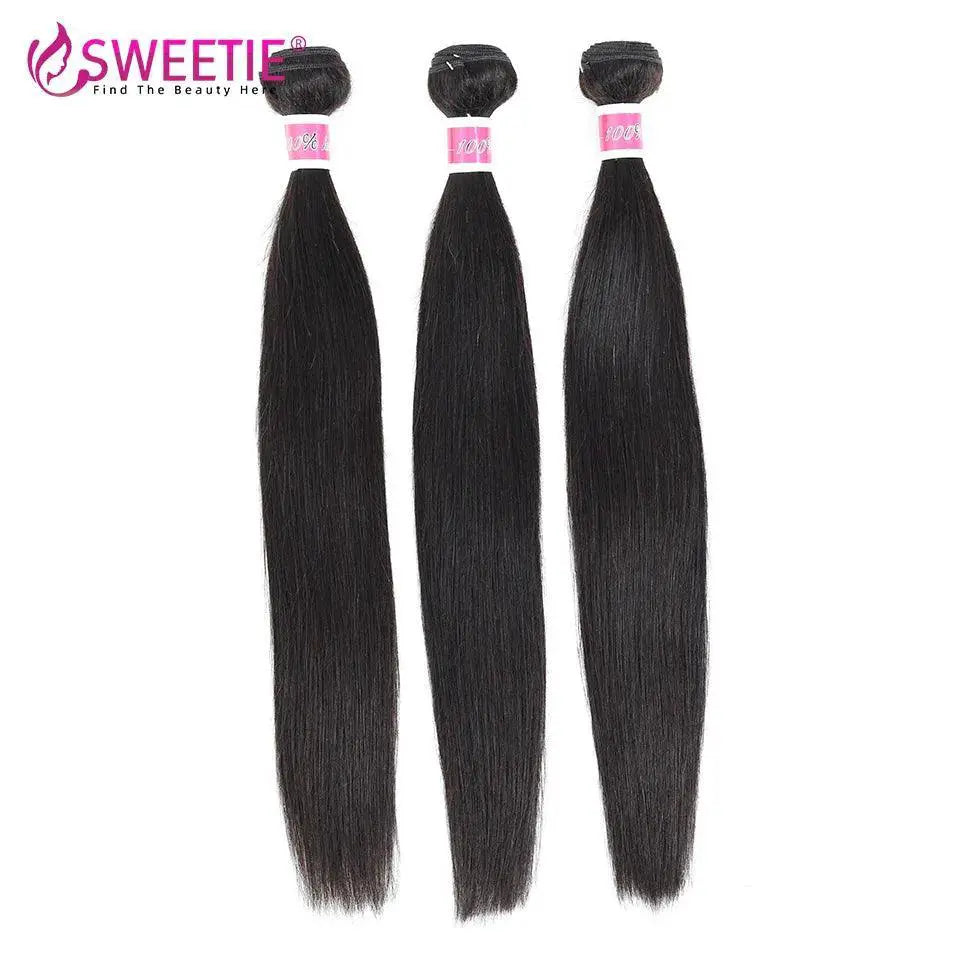 Premium Brazilian Remy Hair Bundle With Frontal Extensions