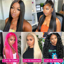 Premium Brazilian Straight HD Lace Front Wig Upgrade