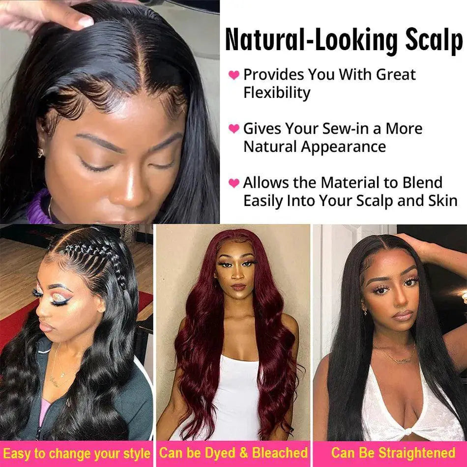 Premium Brazilian Straight Lace Front Wig Remy Human Hair