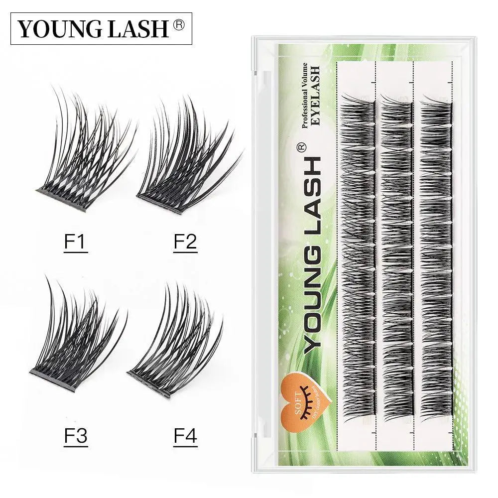 Premium DIY Russian Feather Cluster Eyelashes For Beauty
