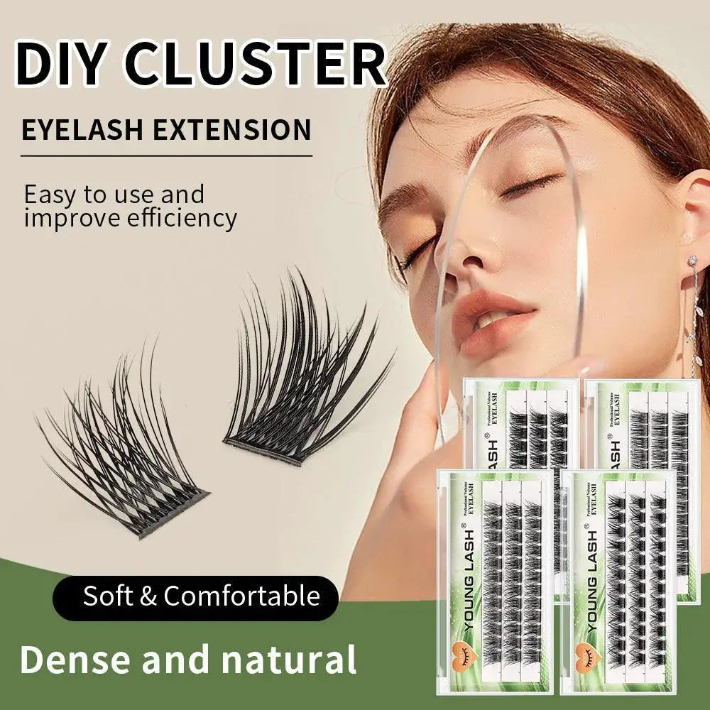 Premium DIY Russian Feather Cluster Eyelashes For Beauty