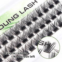 Premium DIY Russian Feather Cluster Eyelashes for Beauty