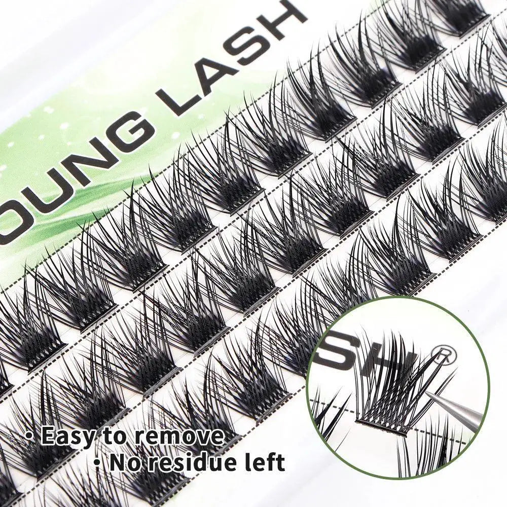 Premium DIY Russian Feather Cluster Eyelashes For Beauty