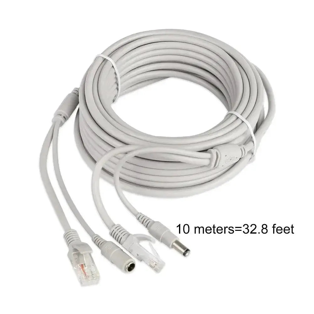 Premium ESCAM RJ45 DC Power Ethernet Cable for CCTV Cameras