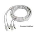 Premium ESCAM RJ45 DC Power Ethernet Cable for CCTV IP Cameras