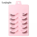 Premium Fluffy Faux Mink Half Eye Lashes Kit for Makeup