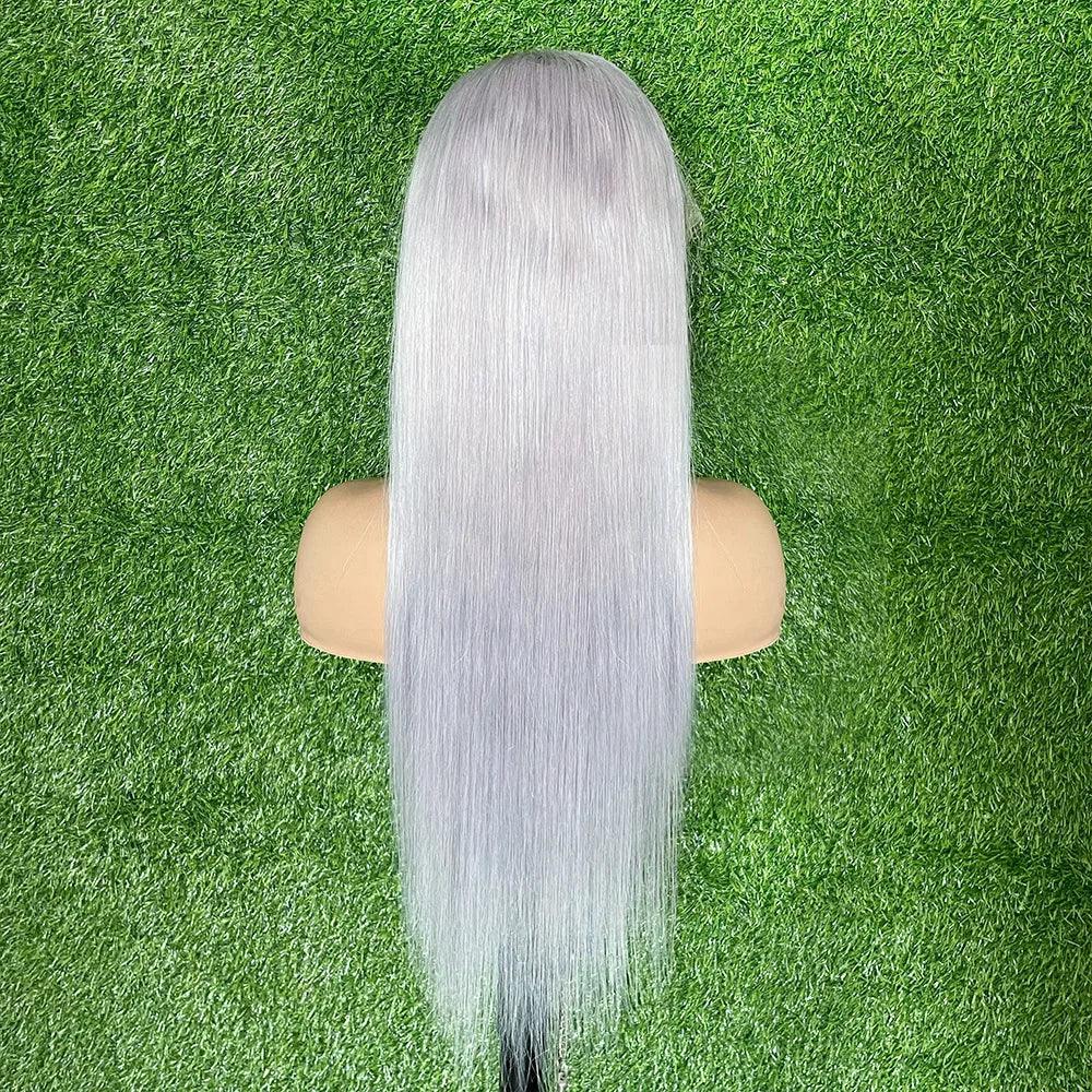 Premium Grey 613 13x6 HD Transparent Lace Wig For Women