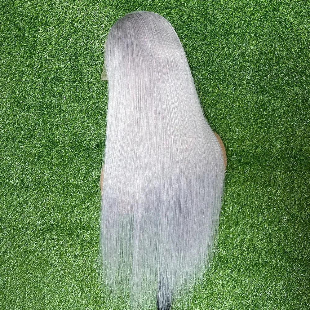 Premium Grey 613 13x6 HD Transparent Lace Wig For Women