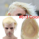 Grey Lace Front Hairpiece For Men Daily