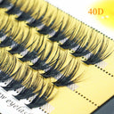 Premium Handcrafted C Curl Eyelash Clusters Natural Lashes