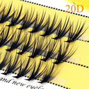 Premium Handcrafted C Curl Eyelash Clusters Natural Lashes