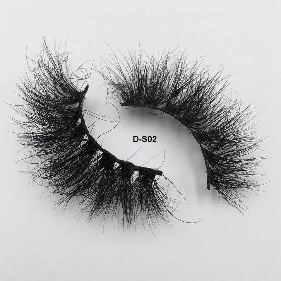 Hypoallergenic Lashes for Pros Salons — 1 pair-D-S08