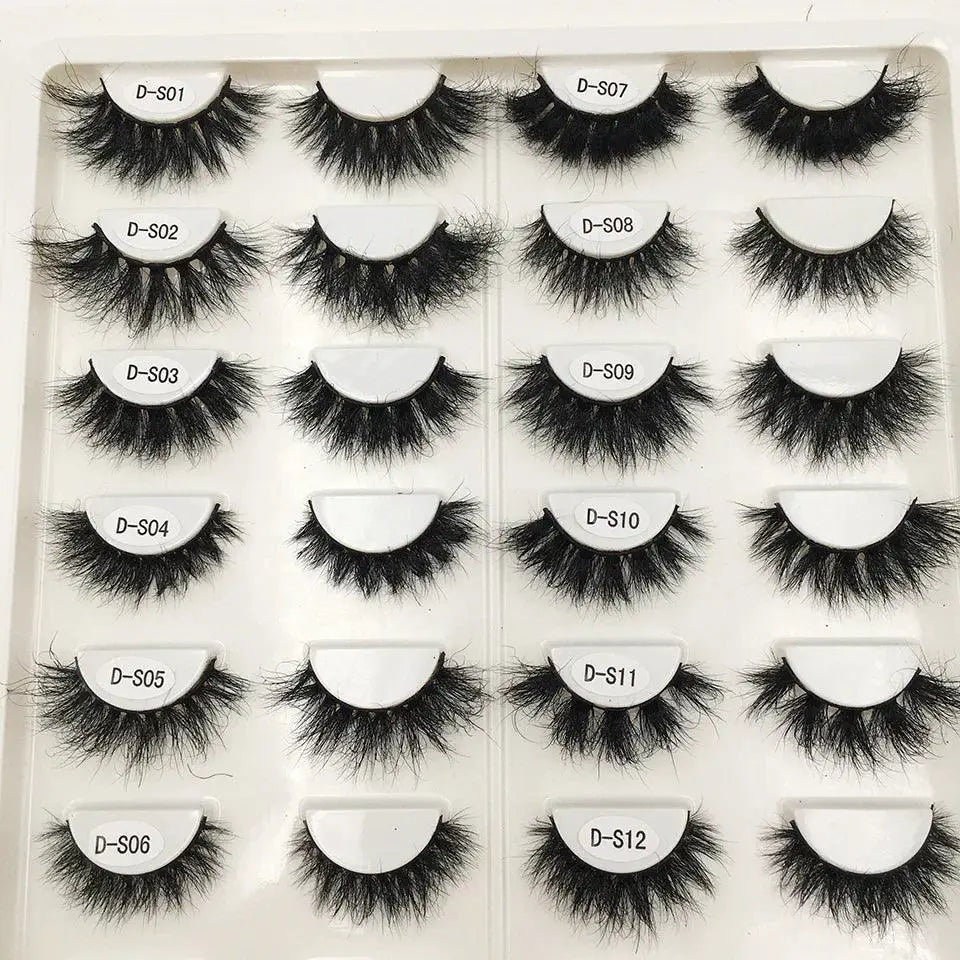 Premium Hypoallergenic 3D Mink Eyelashes Full Volume Luxury
