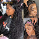 Premium Jerry Curly HD Lace Frontal Wigs Glueless Hair