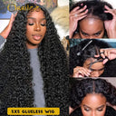 Premium Jerry Curly HD Lace Frontal Wigs Glueless Hair