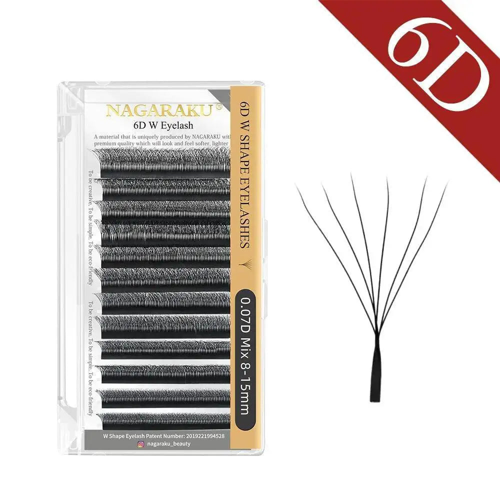 Premium Nagaraku W Shape Flowering Eyelash Extensions